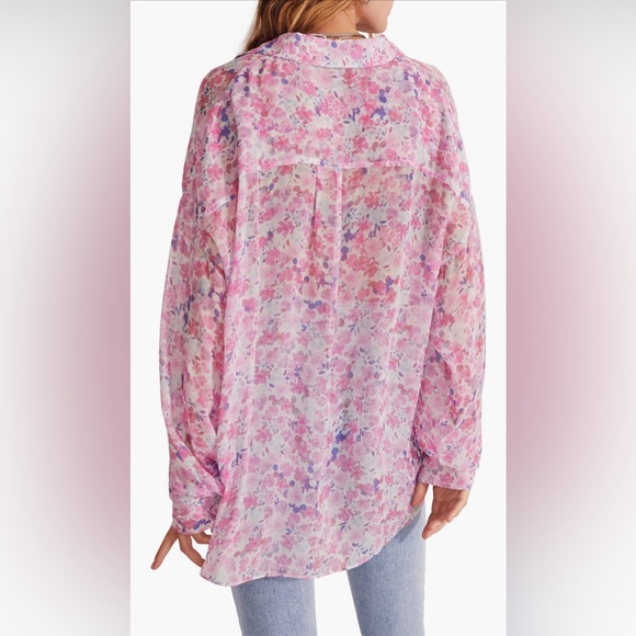 NWOT Favorite Daughter The Ez-Boyfriend Shirt Size XS $228 - Picture 3 of 8